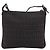 FENDI Zucchino Canvas Shoulder Bag Dark Brown Silver Auth mr3155 - Jerrillo - vista 3
