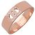 Hermès HERMES H Dunkle PM Diamantring K18 750PG Roségold #54 US7