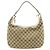 Borsa a tracolla e borsa a mano GUCCI GG Canvas Leather Beige Ivory 153010