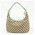 Borsa a tracolla e borsa a mano GUCCI GG Canvas Leather Beige White 153010 - vista 2
