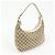 Borsa a tracolla e borsa a mano GUCCI GG Canvas Leather Beige White 153010 - vista 4