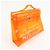 Hermès Borsa a mano HERMES Vinyl Kelly Clear Trasparente Arancione - vista 4
