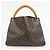Borsa a tracolla Louis Vuitton Monogram Artsy MM Brown M40249 - vista 2