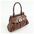 FENDI Zucca Leather Borsa Magic Hand Bag Brown 8BN143 - vista 4