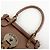 FENDI Zucca Leather Borsa Magic Hand Bag Brown 8BN143 - vista 6