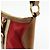 Borsa a tracolla in nylon e pelle con logo triangolare PRADA Rosso Beige Marrone - vista 14
