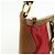 Borsa a tracolla in nylon e pelle con logo triangolare PRADA Rosso Beige Marrone - vista 15