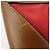 Borsa a tracolla in nylon e pelle con logo triangolare PRADA Rosso Beige Marrone - vista 19