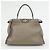 FENDI Peekaboo Medium Borsa 2Way in Pelle Borsa a Mano e a Spalla Greige 8BN290 - vista 2
