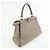 FENDI Peekaboo Medium Borsa 2Way in Pelle Borsa a Mano e a Spalla Greige 8BN290 - vista 4