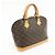 Borsa a mano Louis Vuitton Monogram Alma PM Brown M51130 - vista 4