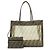 FENDI Zucca PVC Mesh Leather Tote Bag Shoulder Bag Brown Black 8BH183