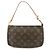 Louis Vuitton Monogram Pochette Accessoires Pouch Hand Bag Brown M51980