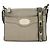 FENDI Selleria Borsa a tracolla in pelle Greige 8BT092