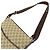 Borsa a Spalla e Borsa a Tracolla GUCCI GG Canvas Leather Marrone 145857 - vista 4