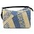 Borsa LOEWE Puzzle Small Paulas Ibiza in pelle e rafia, borsa a mano 2Way, Blu - vista 2