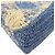 Borsa LOEWE Puzzle Small Paulas Ibiza in pelle e rafia, borsa a mano 2Way, Blu - vista 6