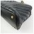 Borsa a tracolla e tote CHANEL in pelle di vitello con cuciture a V e catena, Nero - vista 10