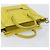Céline CELINE Luggage Nano Shopper Hand Bag Leather 2way Yellow Silver Auth 211487A - Jerrillo - vista 10