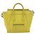 Céline CELINE Luggage Nano Shopper Hand Bag Leather 2way Yellow Silver Auth 211487A - Jerrillo - vista 2