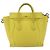 Céline CELINE Luggage Nano Shopper Hand Bag Leather 2way Yellow Silver Auth 211487A - Jerrillo - vista 3