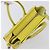 Céline CELINE Luggage Nano Shopper Hand Bag Leather 2way Yellow Silver Auth 211487A - Jerrillo - vista 8