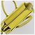 Céline CELINE Luggage Nano Shopper Hand Bag Leather 2way Yellow Silver Auth 211487A - Jerrillo - vista 9