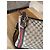 Borsa a tracolla Gucci in tela monogram con striscia verde e rossa - vista 4
