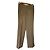 Autre Marque Pantalones marrones en mezcla de seda