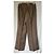 Pantaloni Zara in lino marrone - vista 3