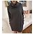 Autre Marque Vestido de cashmere cinza Dusan - vista 3