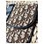 Clutch Dior Monogram Marrón y Negro - vista 4