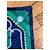 Carré de soie Vintage "Must de Cartier" – Bleu Marine et Vert - vue 10