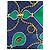 Carré de soie Vintage "Must de Cartier" – Bleu Marine et Vert - vue 4