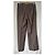 Autre Marque Pantalones marrones de espiga - vista 3