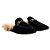 GUCCI - Mules Gucci Princetown in velluto nero e pelliccia beige (T38)