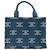 Céline CELINE - Saco cabas Thais Celine em denim e couro tan - vista 4