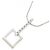 Autre Marque Collier Chimento en or blanc 750 et diamants - vue 3