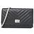 Cartera con cadena de piel de becerro Chanel