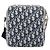 Christian Dior Trotter Canvas Shoulder Bag PVC Blue Silver - Ansicht 3