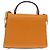 Valextra Micro Igide Bolso de Mano de Piel 2way Orange Silver - vista 2