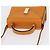 Valextra Micro Igide Bolso de Mano de Piel 2way Orange Silver - vista 6