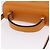 Valextra Micro Igide Bolso de Mano de Piel 2way Orange Silver - vista 7
