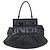 FENDI Shoulder Bag Leather Black Silver 8BN179 - vista 2