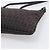 FENDI Zucchino Canvas Shoulder Bag Dark Brown Silver - vista 10