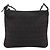 FENDI Zucchino Canvas Shoulder Bag Dark Brown Silver - vista 2