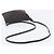 FENDI Zucchino Canvas Shoulder Bag Dark Brown Silver - vista 7