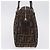FENDI Zucca Canvas Handtasche Schwarz Braun - Ansicht 5