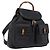 GUCCI Bamboo Backpack Leather Black Gold Tone 003 2058 0016