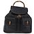 GUCCI Bamboo Backpack Leather Black Gold Tone 003 2058 0016 - vista 2